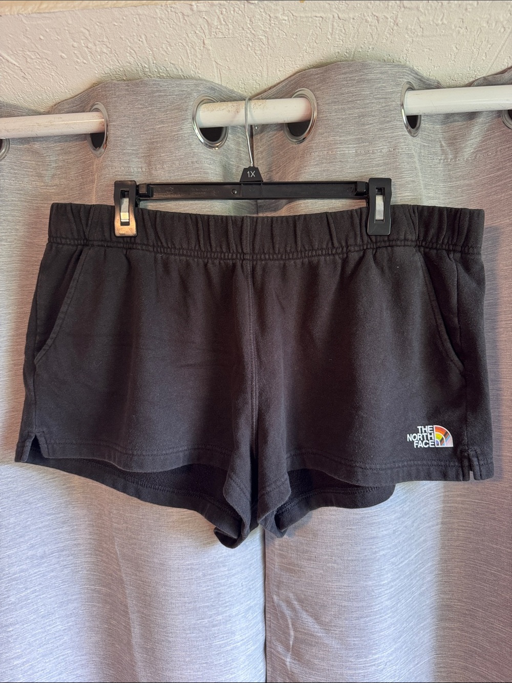 The North Face Black Women's Athletic Pull-On Shorts with Logo
